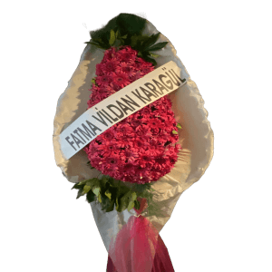 Pembe Gerbera Çelenk